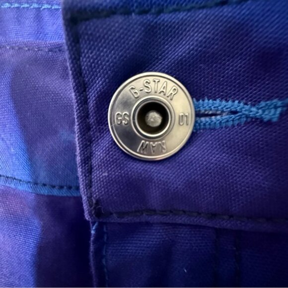 G-STAR RAW Elwood Mid Waist Boyfriend Neptune Violet Cobalt Blue Pharrell Jeans - Picture 6 of 16